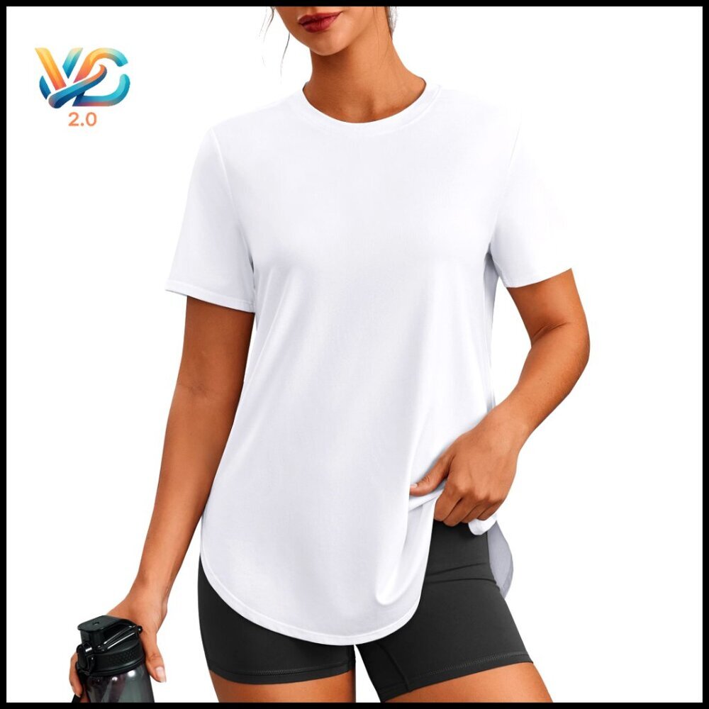 Athletic Fit Quick Dry UPF 50+ Workout Top Lightweight Performance Tee